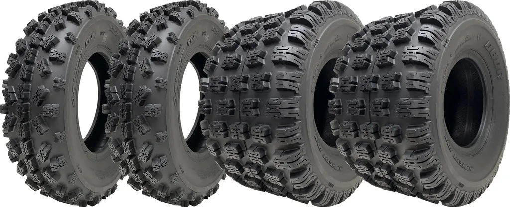 Pneus ATV Quad OBOR Advent Tubeless 4 Plis Robustes et Homologués Route