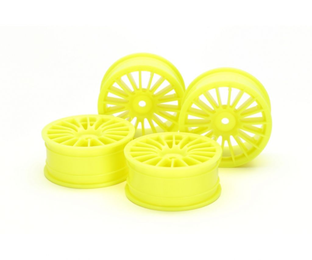 1:10 Felgen 18-Speichen Gelb 24mm für RC Modellautos