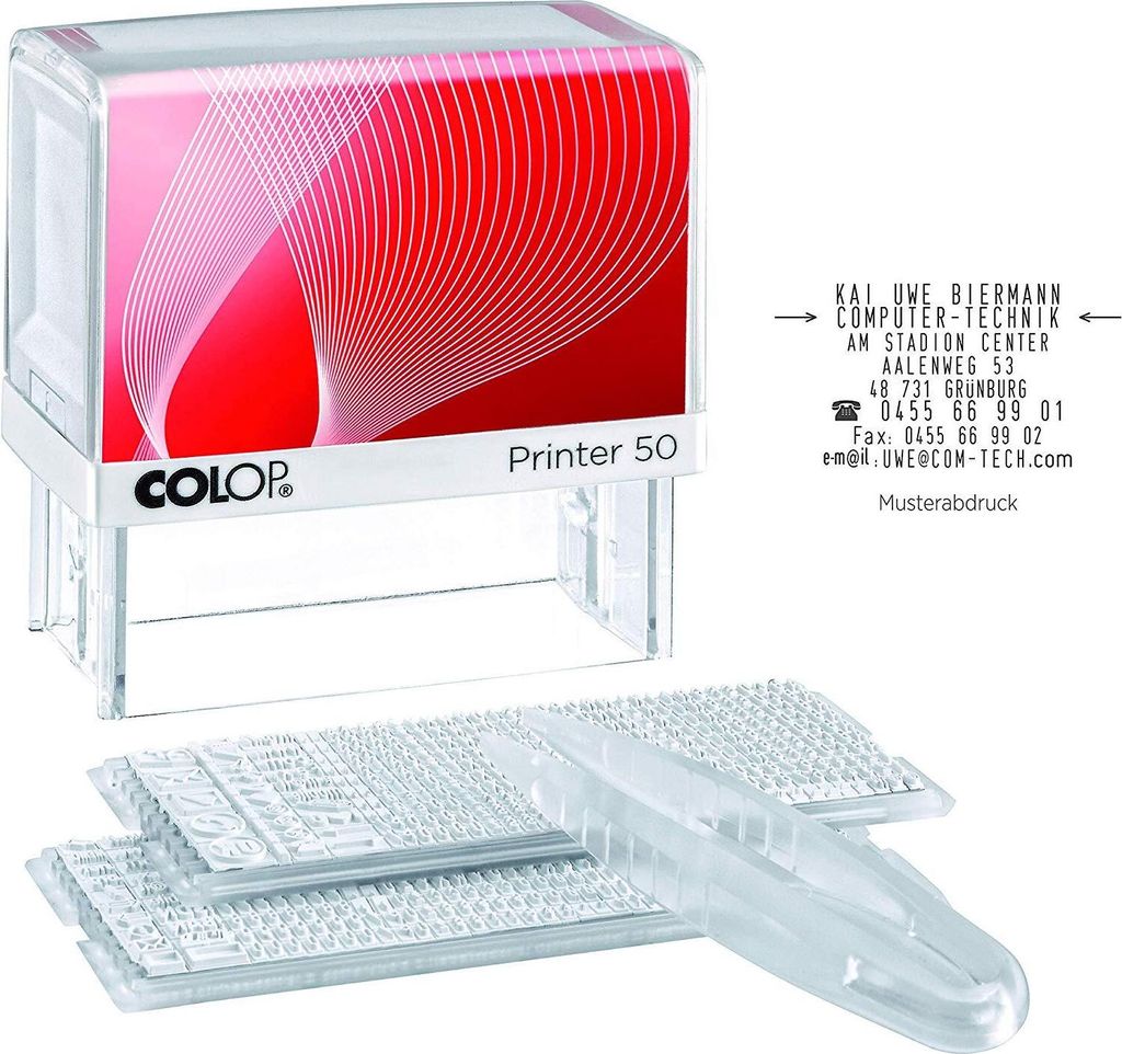 COLOP Textstempelautomat "D I Y Sets" Printer 50/2 Set Produktbild 