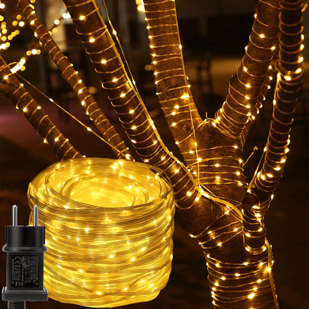 1-30M LED Lichterschlauch Lichtschlauch Weihnachtslichterkette Deko Außen Innen 