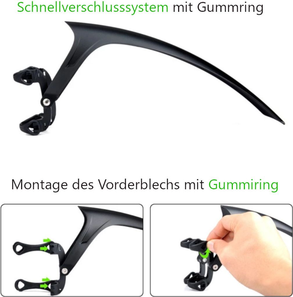 RBRL Rennrad Schutzbleche 28 Zoll mit Schnellverschluss 145 Produktbild 5