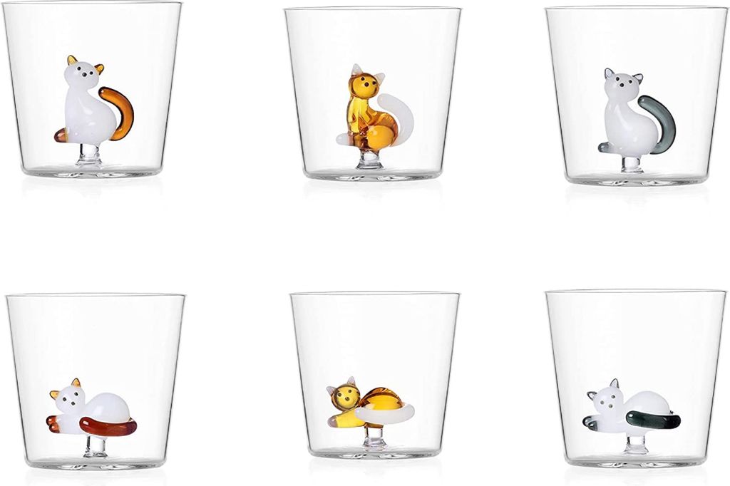 Ichendorf - 6er Set Wassergläser Tabby Cat - Dizajn Obrázok produktu 1