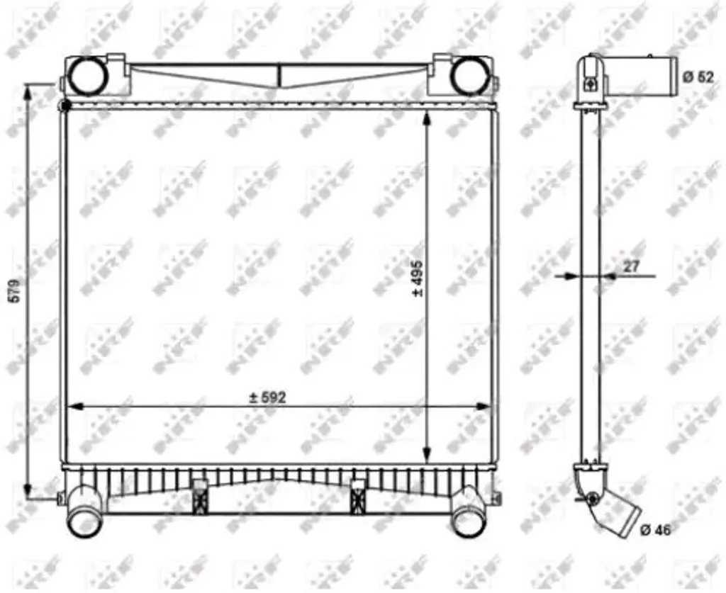 Intercooler NRF Haute Performance - Refroidisseur Range Rover III L322 - 9