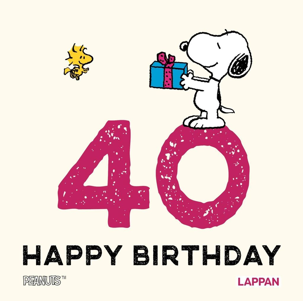 Peanuts Geschenkbuch: Happy Birthday zum 40. Geburtstag Produktbild 