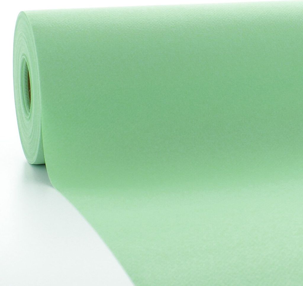 Airlaid Tischdeckenrolle Pistazie, 80 cm x 40 m , 1 Stück - Mank