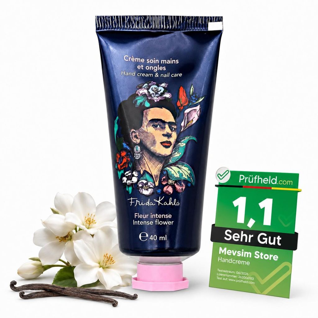 Frida Kahlo Handcreme – Blumen Feuchtigkeitspflege Produktbild 