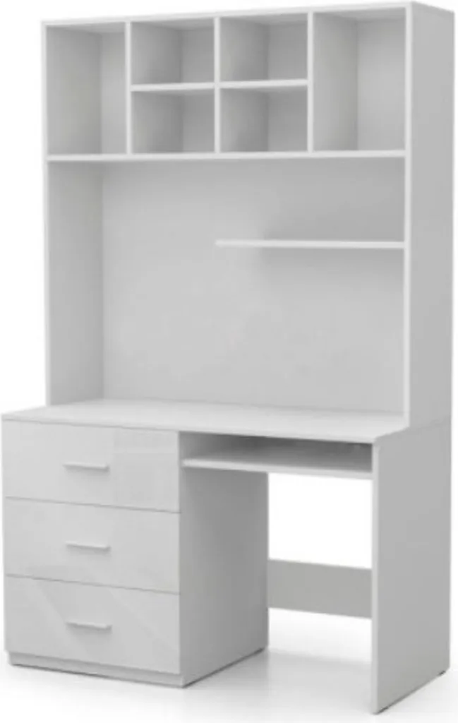 Petit bureau d'écolier en bois naturel - Meuble de chambre d'enfant chic