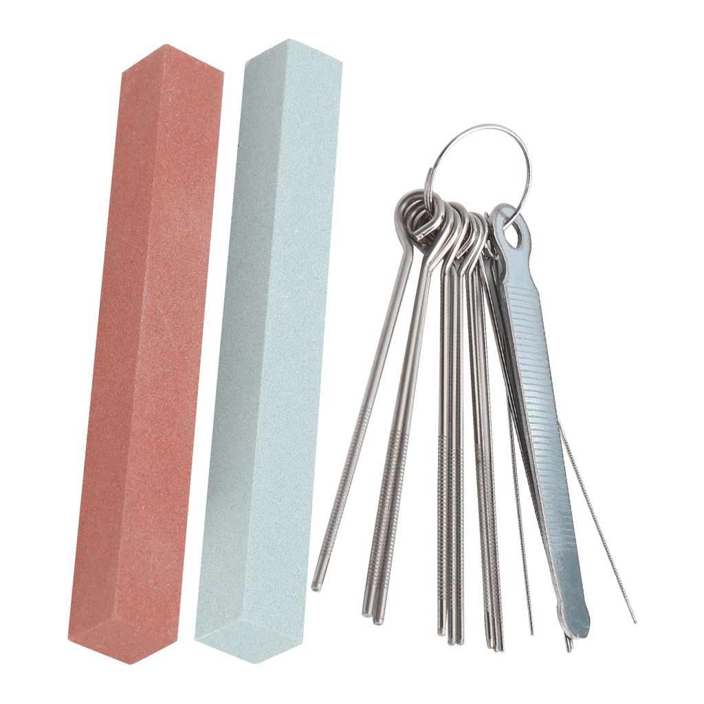 Gitarre Polierwerkzeug,Nut Feilen,Gitarre Polieren Stein,Grooves Sanding Feilen,Fret Polierwerkzeuge,Gitarre Maintain Kit