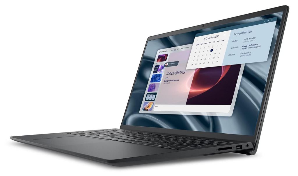Dell Pro 15 Essential PV15255 - 15.6", AMD Ryzen 5 7520U, 8 GB RAM, 512 GB SSD, Windows 11 Pro