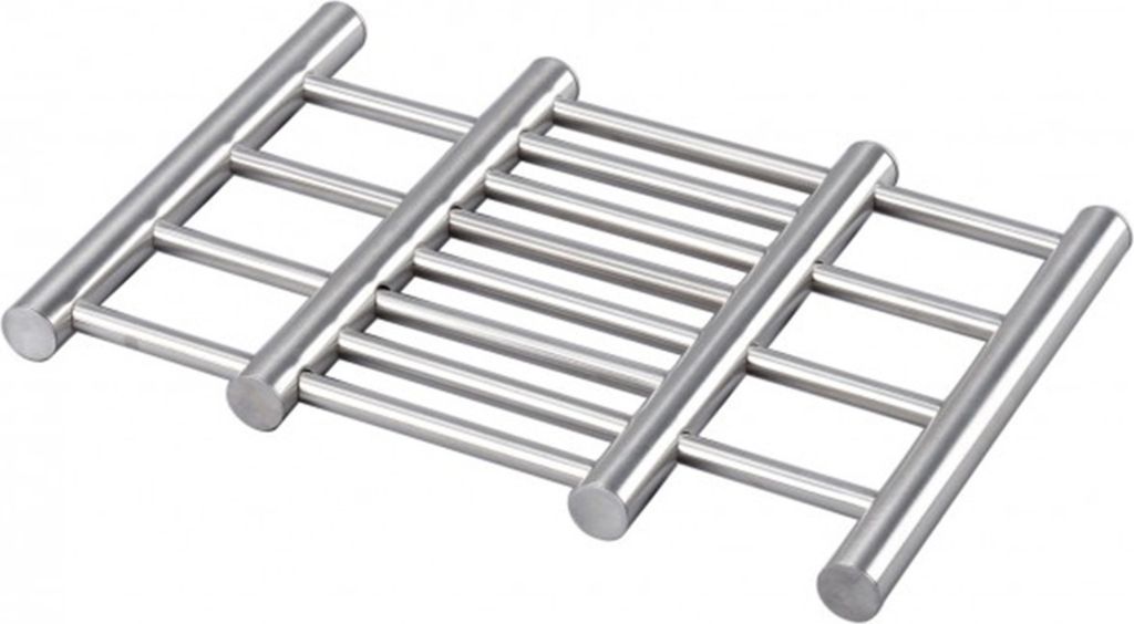 com-four® Hochwertiger Topfuntersetzer aus Edelstahl - Produktbild 