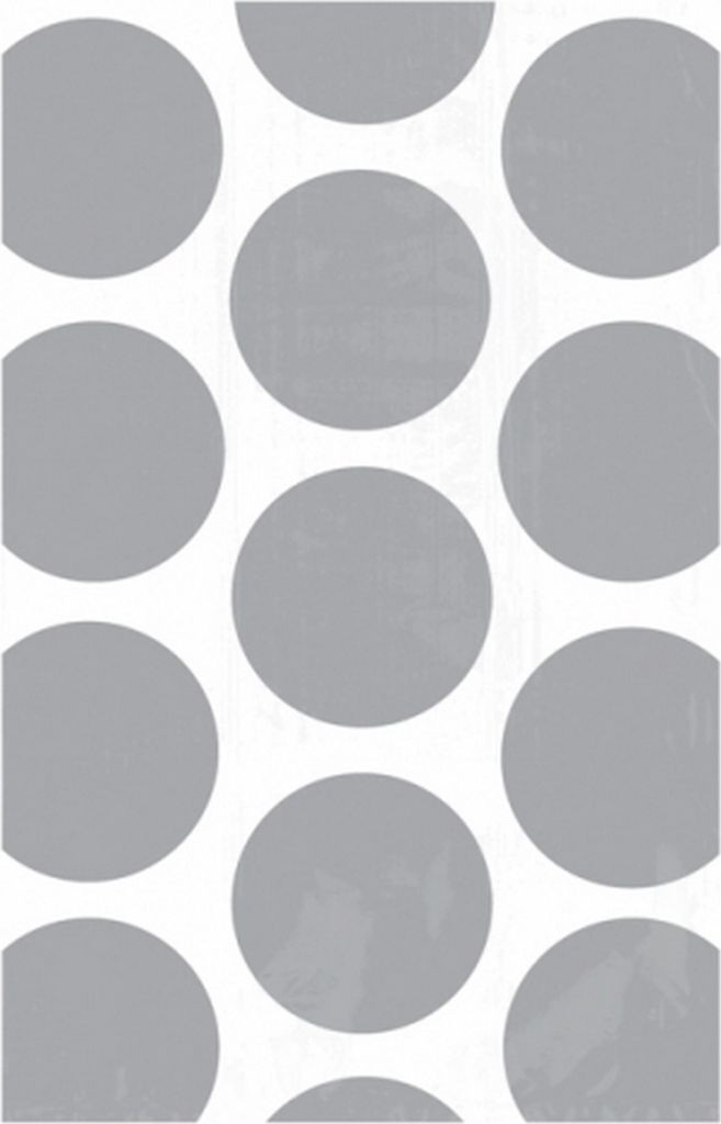 Amscan - Punktemuster Papier Party-Tüte 10er-Pack SG7778 (Einheitsgröße) (Silber)