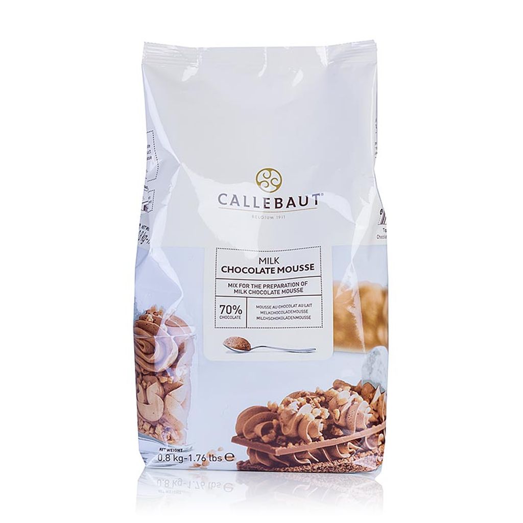 Callebaut Mousse au Chocolat Pulver, Vollmilch - 800g