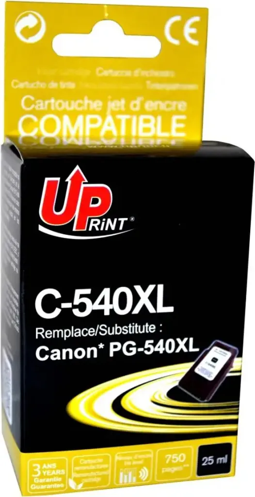 Cartouche d'encre Noire CJ540XLUP T3AZUR pour Imprimante Jet d'Encre