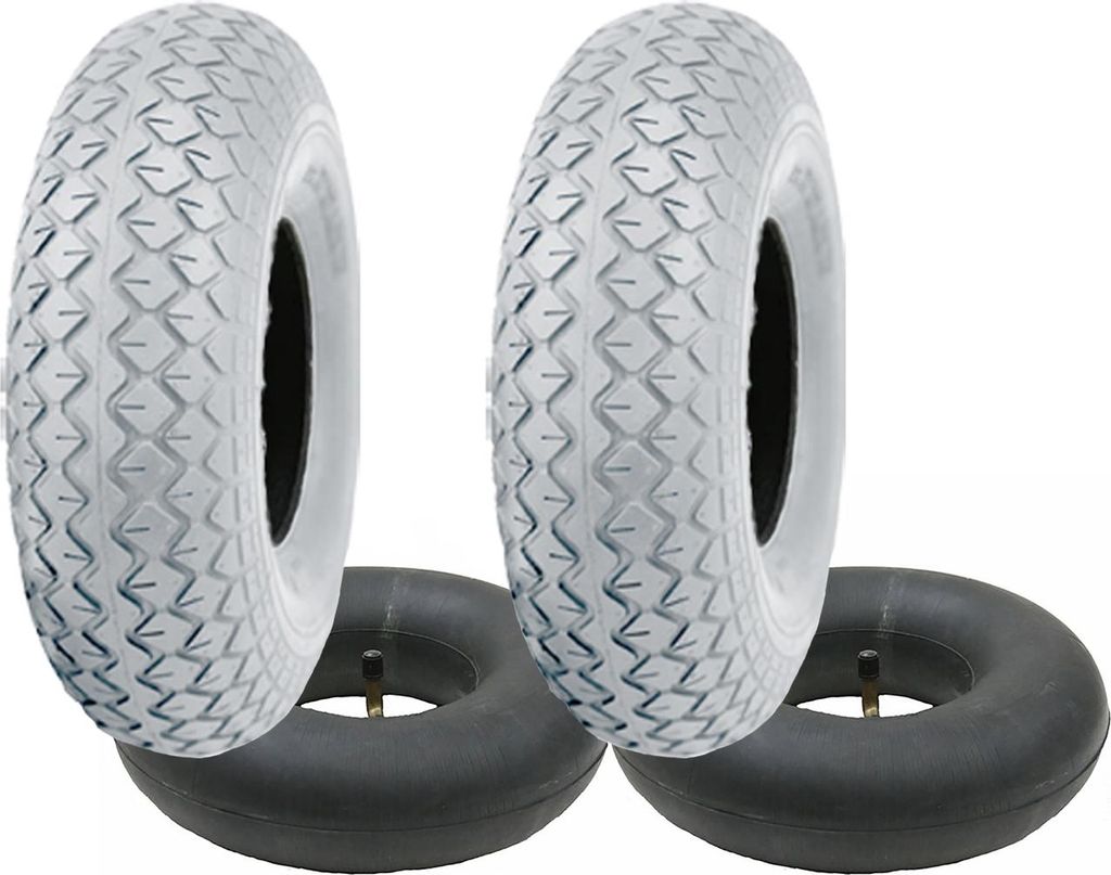 2.80/2.50-4 Grau Mobilität Roller Reifen & Schlauch Set Luftreifen TR87 (Satz von 2)