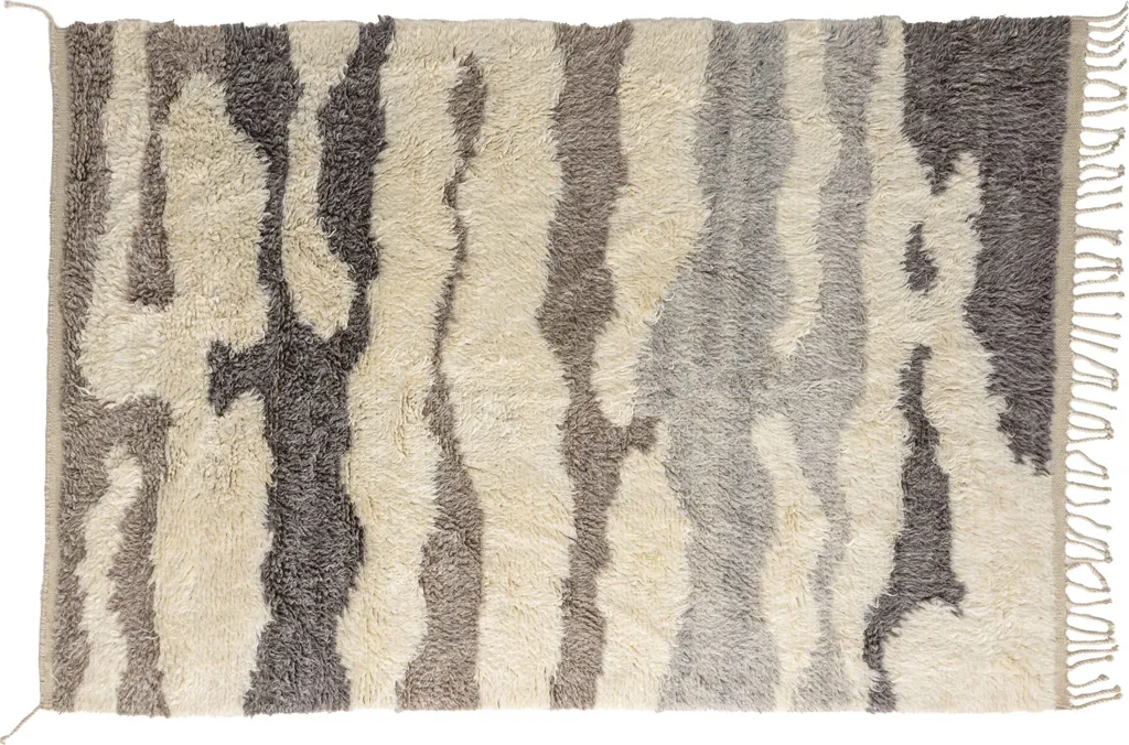Tapis Charlie 230x160cm Multicolore - Solution Déco pour Sols Froids et Nus