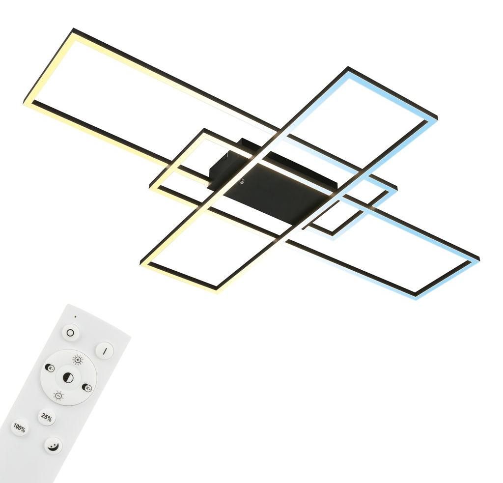 Plafonnier LED puissant Moderne carré, 46W 6600lm, Avec Image du produit 