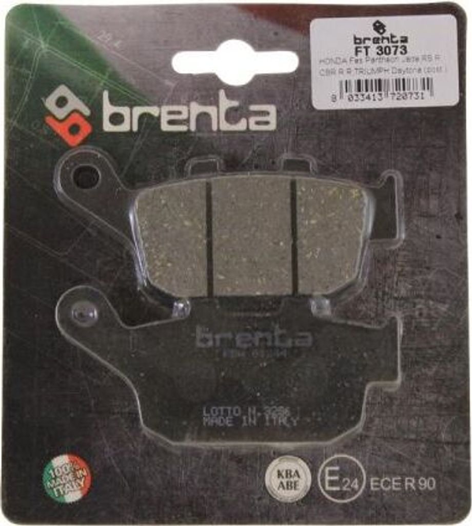 Bremsbeläge Brenta 3073 organisch hinten für Suzuki XF 650 Freewind