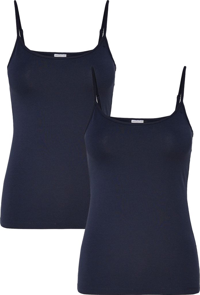 JDY Spaghetti Tank Top 2-er Stück Pack Ärmelloses Shirt Basic Set JDYAVA Größe: 36