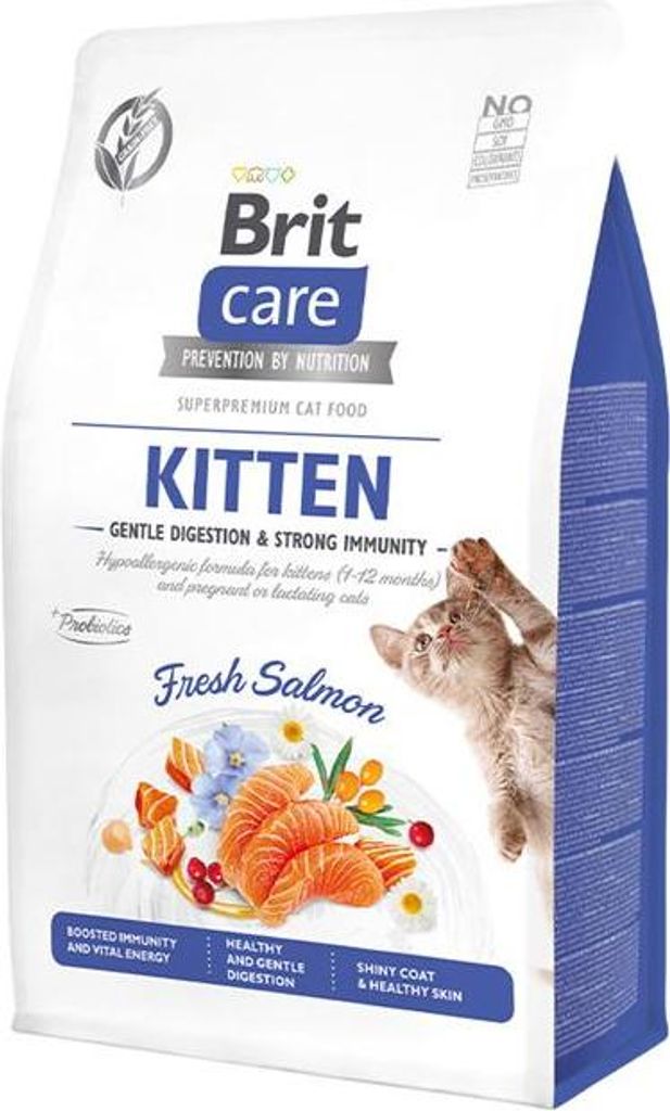Brit Care Cat Grain-Free - Kitten - Gentle Digestion & Strong Immunity 400g