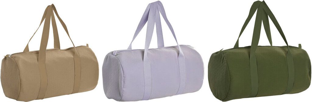 Damen Handtasche Home ESPRIT grün Beige Lila 50 x 26 x 26 cm (3 Stück)