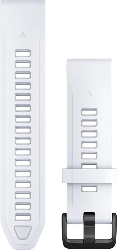 Bracelet Garmin QuickFit 20 silicone blanc résistant pour Descent Mk2S