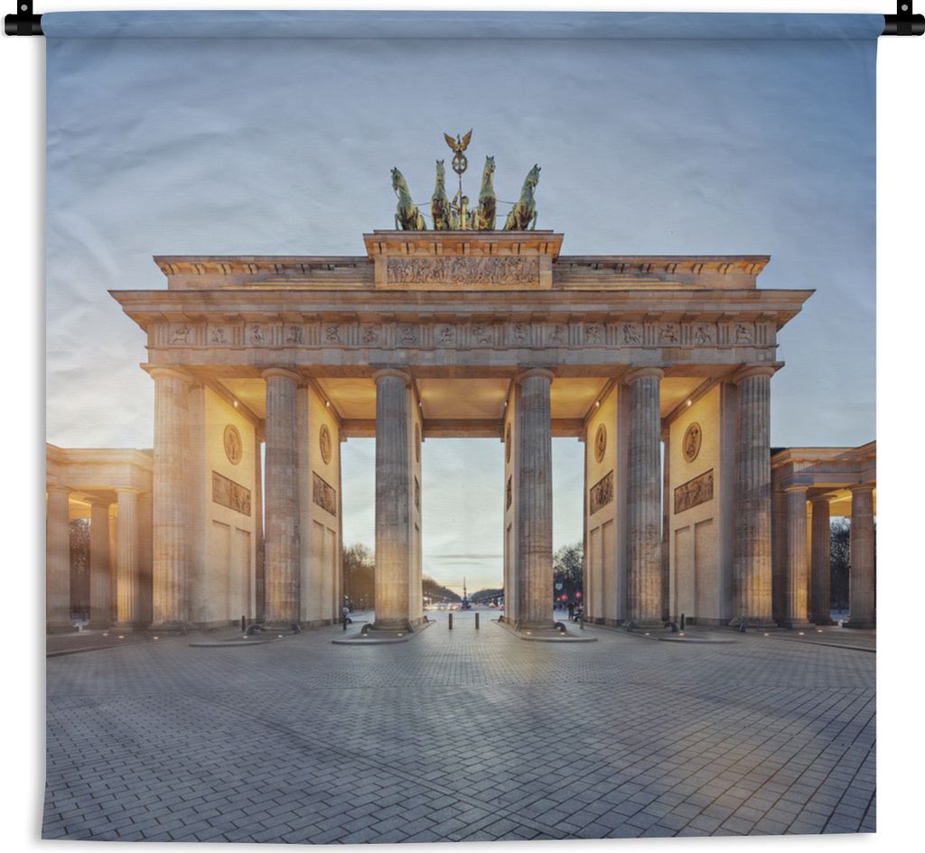 MuchoWow Wandteppich Wandbehang Berlin - Architektur - Museum 150x150 cm Tapisserie Dekoration Wandtuch - Wohnaccessoires - Modernes