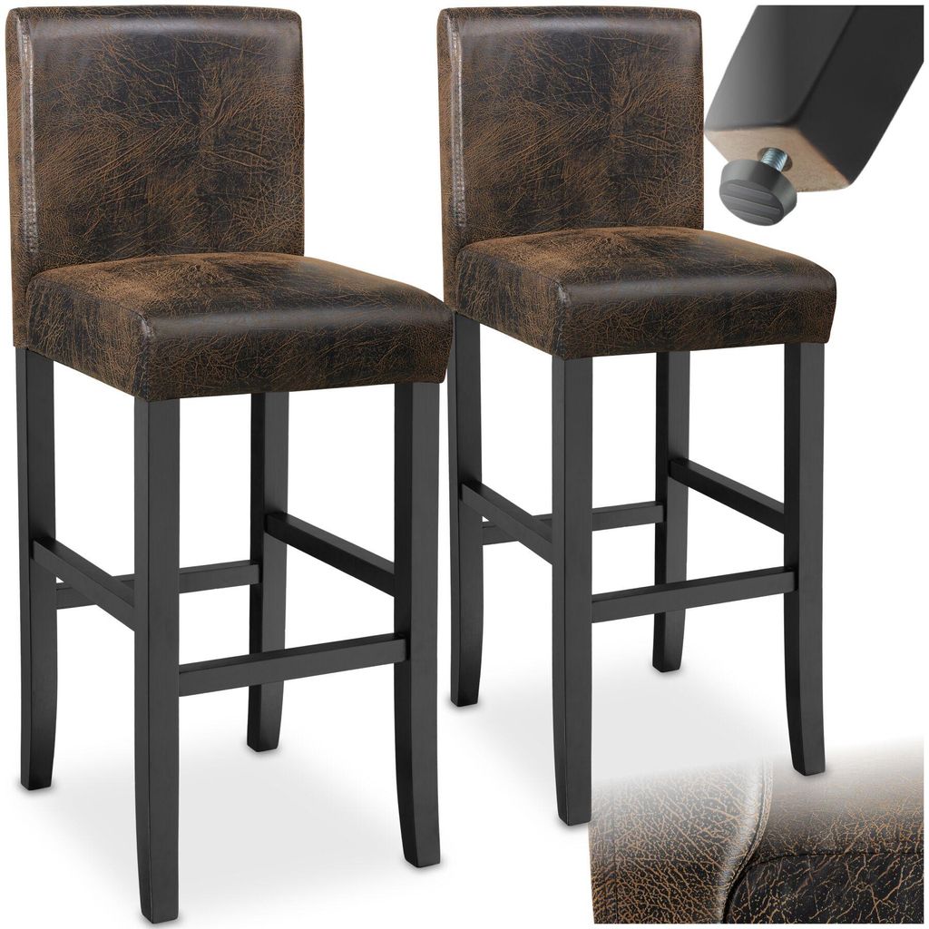 tectake® Barhocker Sitzhöhe 76 cm Produktbild 