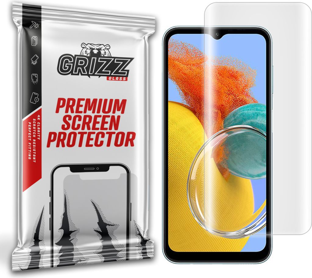 GrizzGlass Samsung Hydrogelfolie Hydrofilm für Galaxy M14