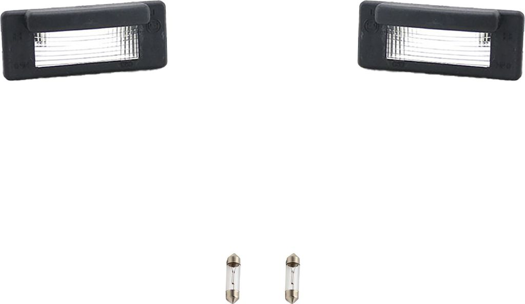 Johns, 2x Kennzeichenleuchte + Leuchtmittel Set Links & Rechts passend für Sprinter 901