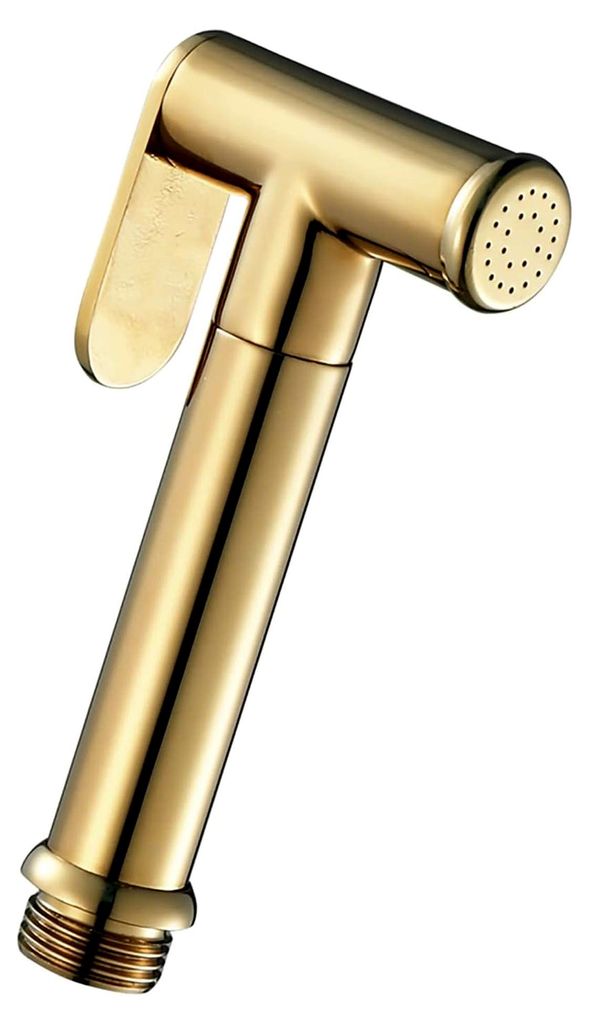 Hand-Bidet-Sprühgerät für die Toilette, Messing-Sprühgerät für Stoffwindeln, rundes Toiletten-Sprühgerät, Hochdruck-Handsprüher-Set zur Re...