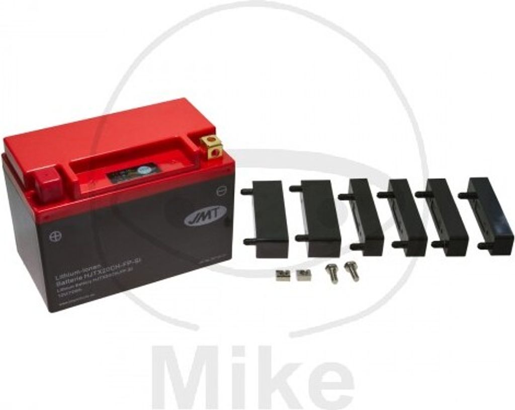 JMT Lithium-Ionen-Motorrad-Batterie HJTX20CH-FP 12V
