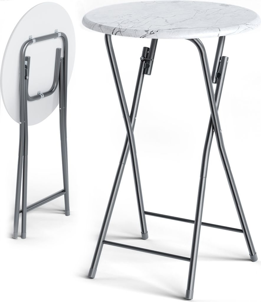 CASARIA® Stehtisch Klappbar 110cm Hoch Rund Ø 60cm Outdoor Produktbild 8