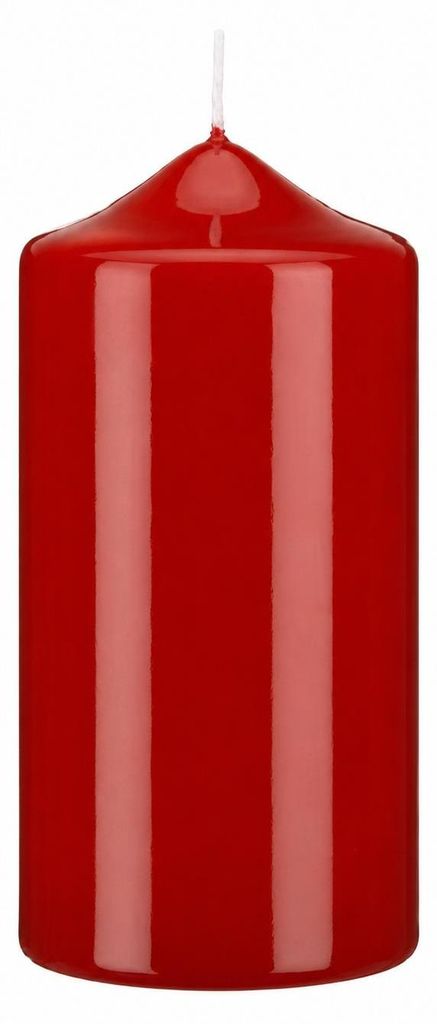 Lackkerzen Stumpenkerzen Weihnachtsrot Erdbeere 150 x Ø 80 Produktbild 
