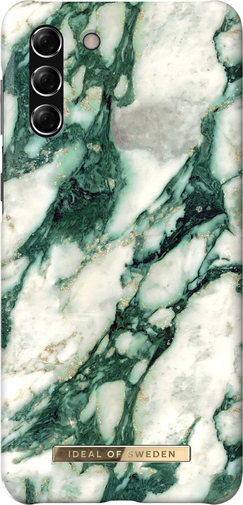 iDeal of Sweden Galaxy S21 Plus Case - Calacatta Emerald Marble