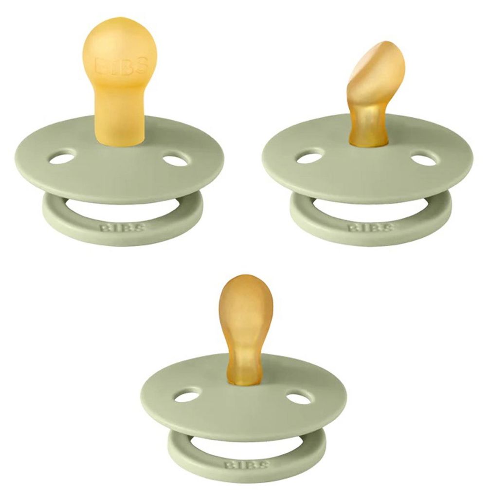 BIBS Probestück-Set, Schnuller, 0-6 Monate, 3er-Pack, Produktbild 