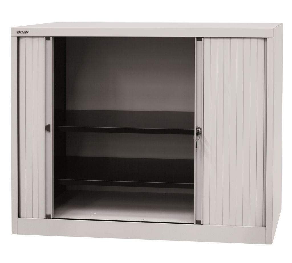 Bisley Rollladenschrank EuroTambour - Farbe: Lichtgrau