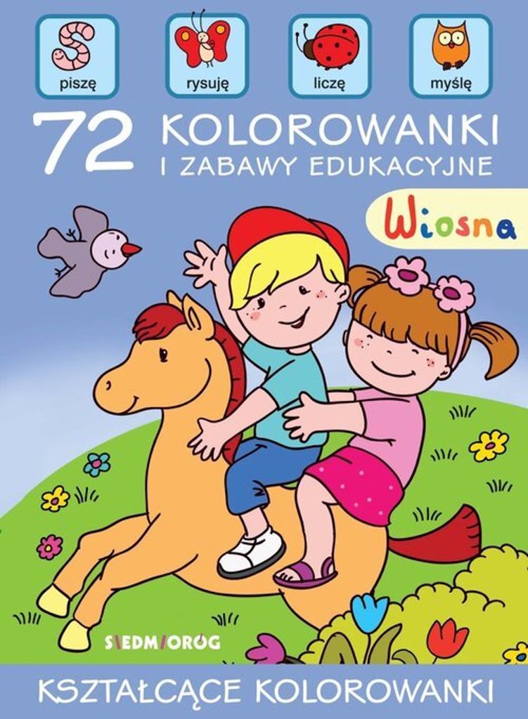Frühling 72 Malbücher und Lernspiele Tamara Bolanowska, Emil Pasierski, Teresa Warzecha (Buch auf Polnisch)
