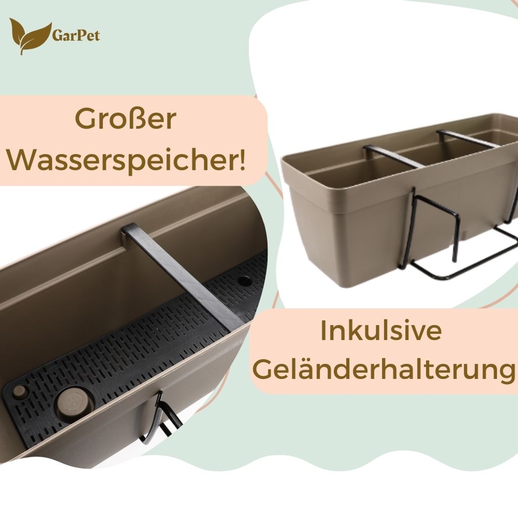 2x Blumenkasten Balkongeländer Balkon Kaufland.de