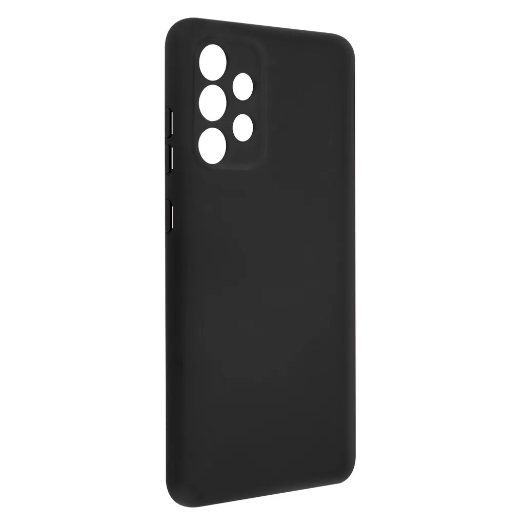 Avizar, custodia semirigida in silicone per Samsung Galaxy A32, soft touch, nero - 2