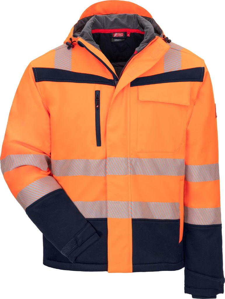 NITRAS Warnschutz Winter Softshelljacke Gr. XL orange