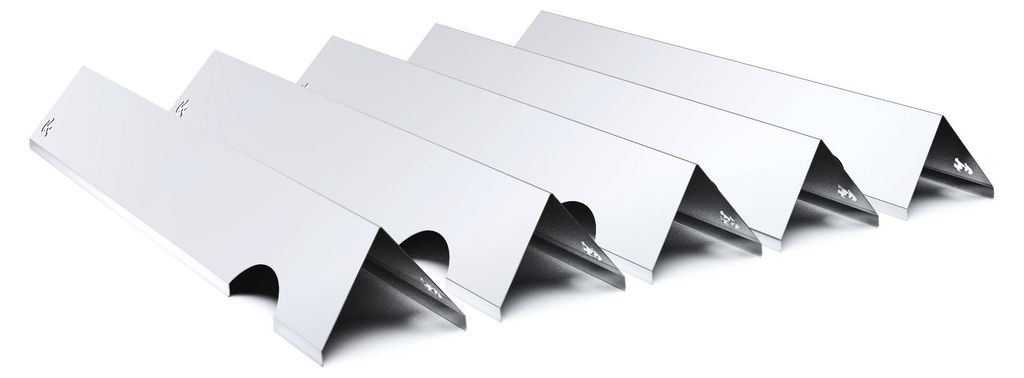 Edelstahl Brennerabdeckung passend für Weber Genesis 2 Produktbild 