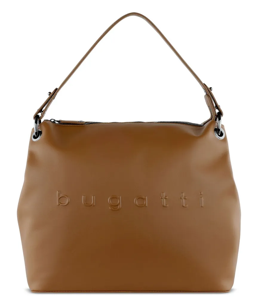 Sac à épaule bugatti Daphne en cuir cognac pour femme chic