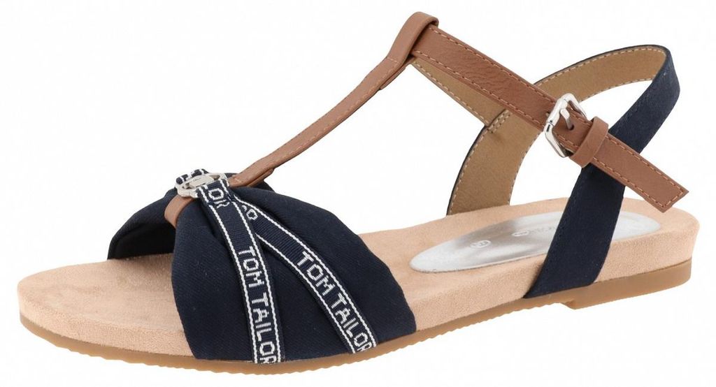 Tom Tailor Sandalette Blau