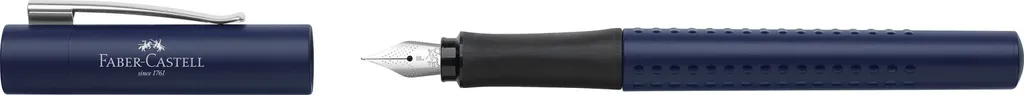 Stylo-plume Faber-Castell Grip 2011 Bleu avec Plume Fine en Acier