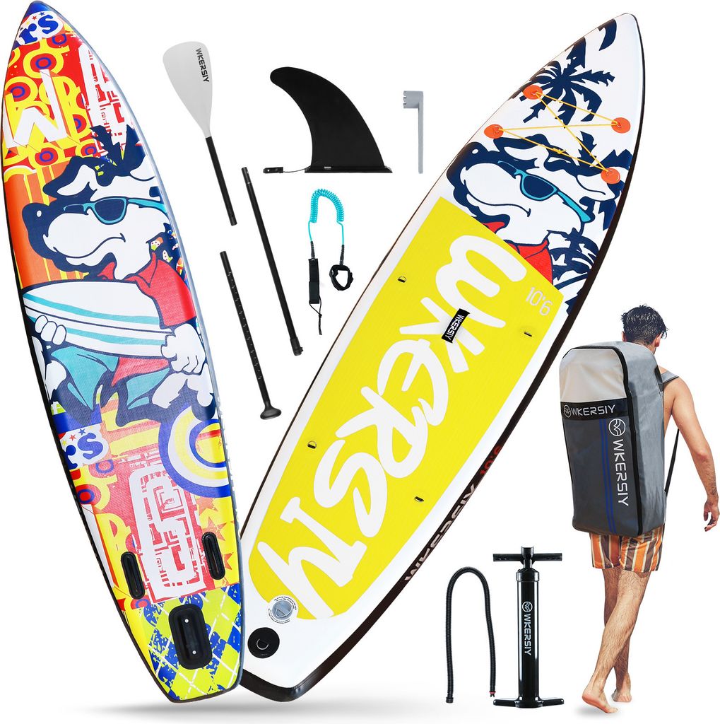 WKERISY Stand Up Paddle Board, sada SUP pádel, nafukovací Obrázek produktu 1