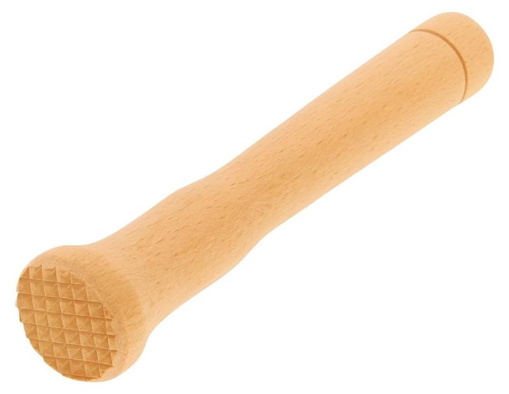 Neustanlo Cocktail-Stößel 22 cm | Buchenholz Muddler für Cocktails | ideal zum Zerstoßen von Minze, Kräutern & Früchten | robustes Holz-Barwe...