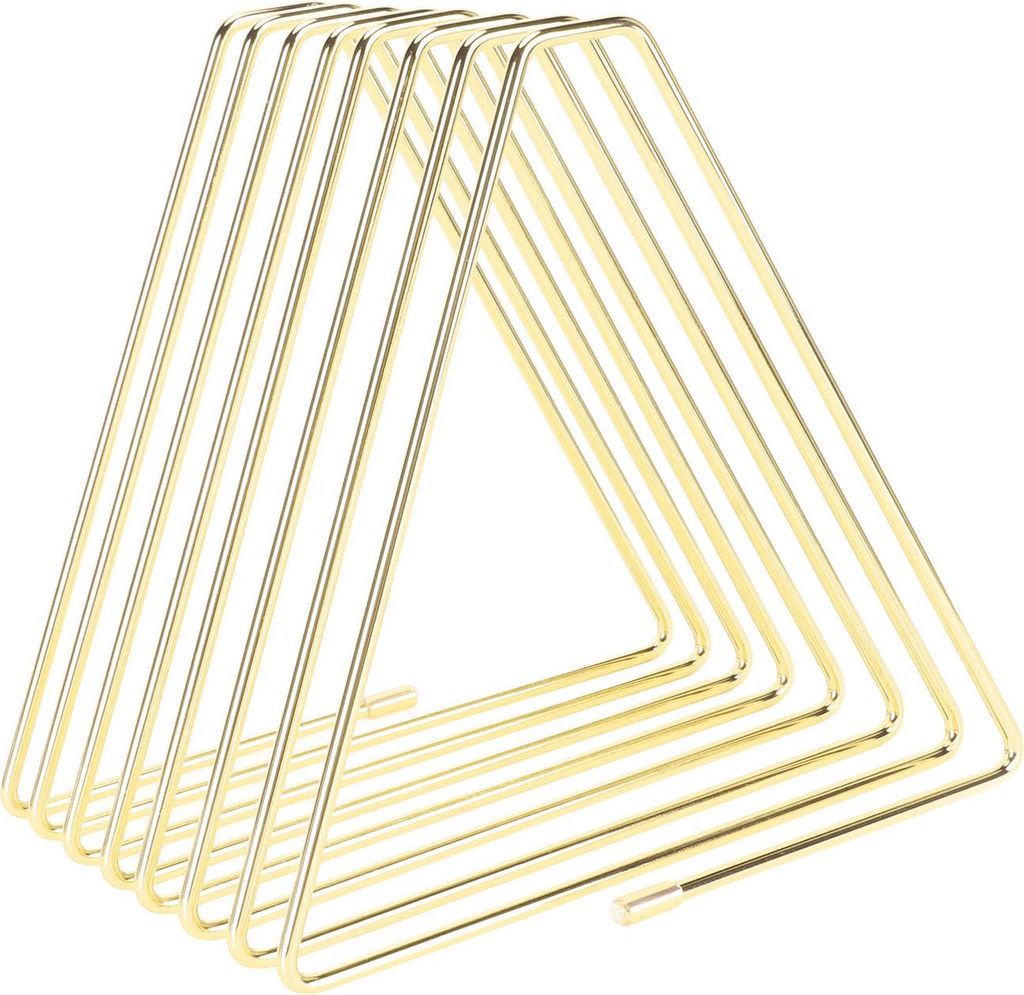 Einziehbare Buchstützen mit einem Abstand von 1,0 bis 2,6 Zoll, dreieckige galvanisierte Metallstopper für Family Office-Schlafsäle, Gold