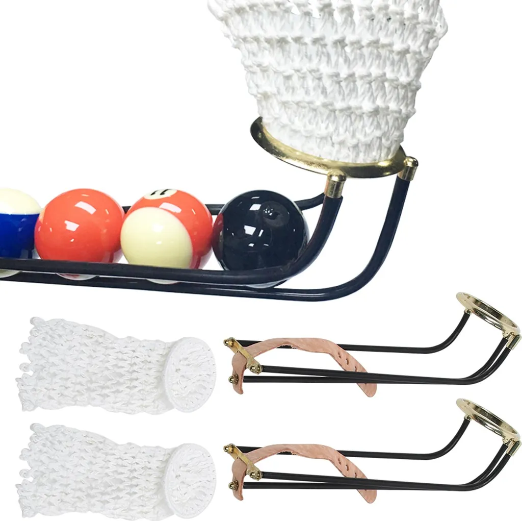 Filet de billard professionnel avec boucles pour table snooker - 6 pcs - 3