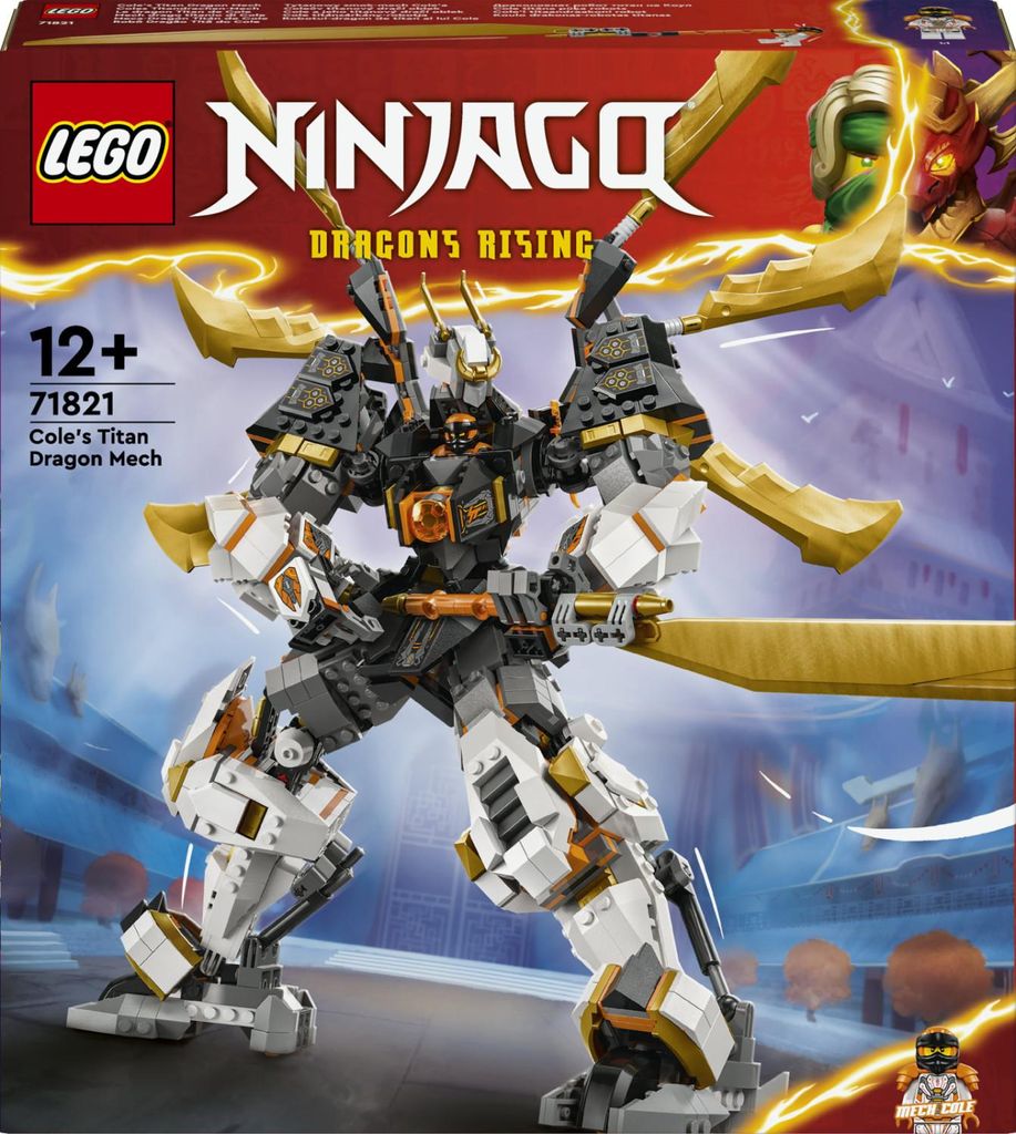 LEGO Ninjago Le Mécha Dragon Titan de Cole 71821 Image du produit 