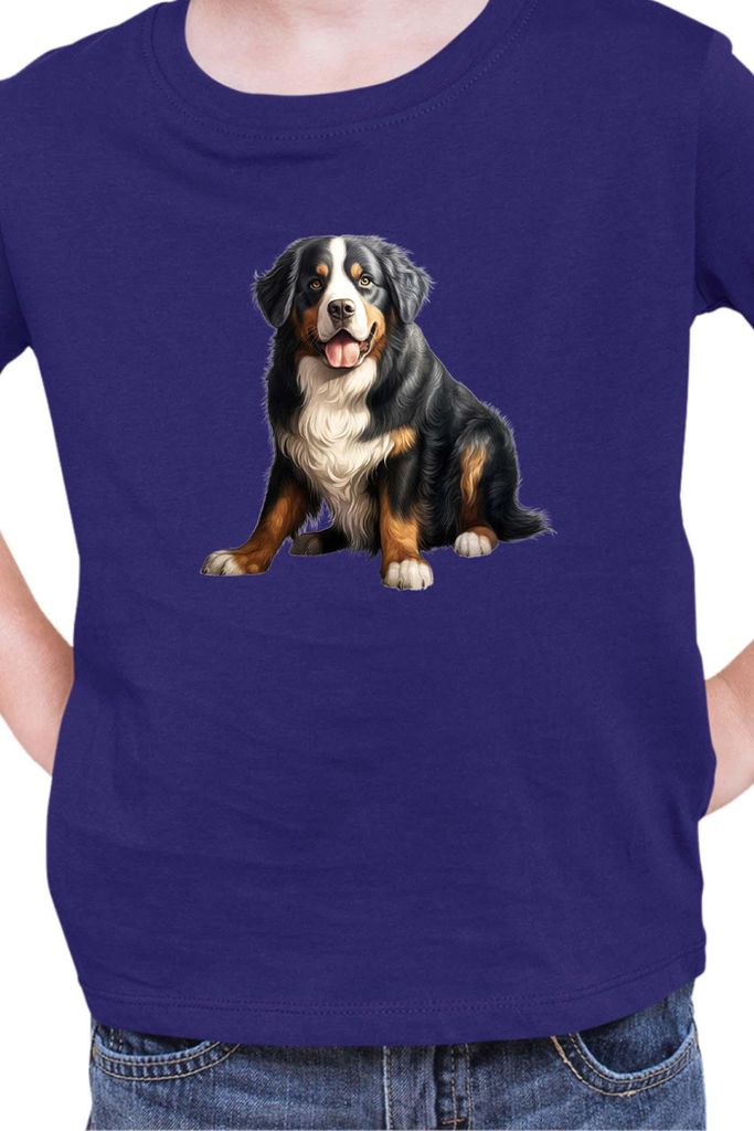 Kinder T-Shirt Dogs Breeds Weimaraner Dog Breed 008, 9-11 Jahr - 140 / Dunkelblau